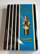 Vintage Playing Cards Deck /Swagelok Tube Fittings / Card Game / Advertising New