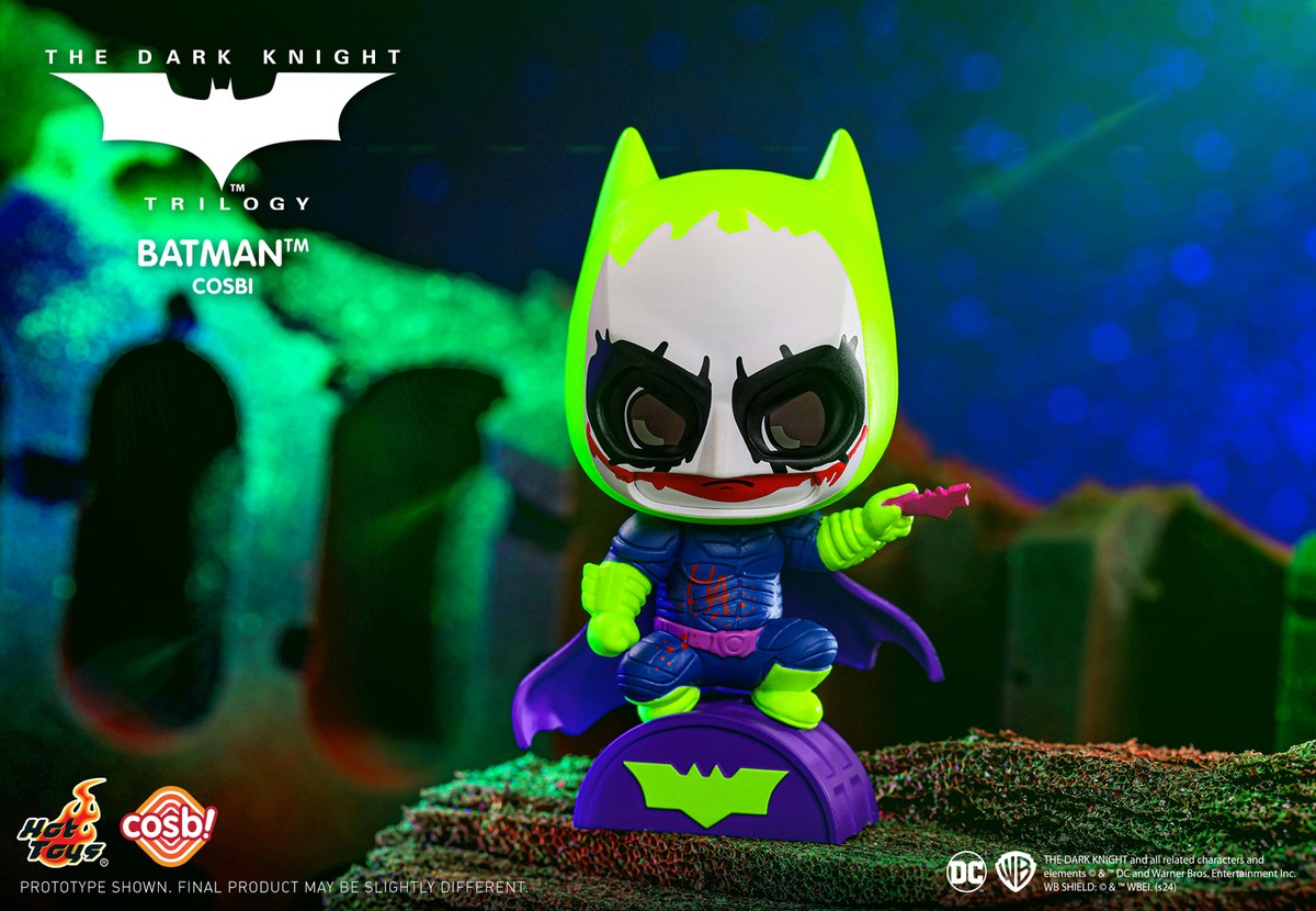 【コスビ】 ＤＣ・コレクション　ダークナイト・トリロジー　５体セット Hot Toys The Dark Knight Trilogy Jokerized Cosbi Collection