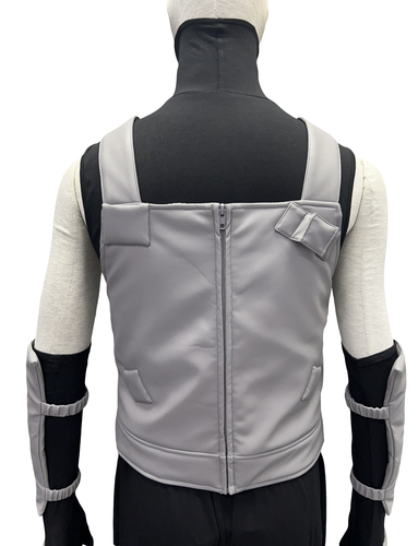NARUTO Kakashi Hatake Anbu Iruka Konoha Costume Cosplay Halloween Uniform Grey - Picture 6 of 21