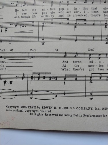 Civilization Bongo Bongo Bongo Sheet Music 50 Foreign Currency Venezuela Bolivar - Picture 5 of 6