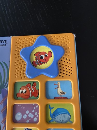 FINDET NEMO von Pixar INTERAKTIVES SPIEL-A-SOUND DISNEY PIXAR NEMO Buch FUNKTIONIERT - Bild 6 von 9