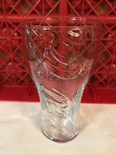 Embossed Script 16 oz. Coke Soda Fountain Drinking Glass