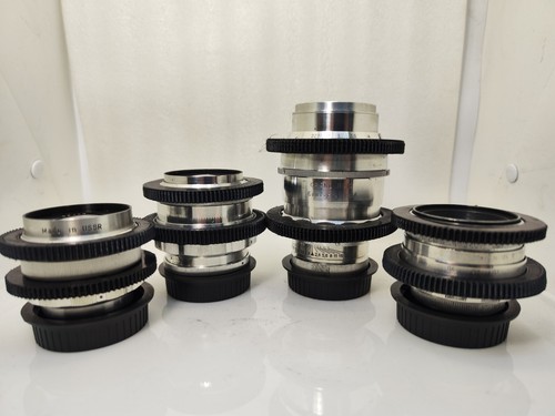 SILVER Cine Mod Lens Set 37/50/58/85/135mm Arri PL Canon EF Sony E MFT 4/3 - Picture 4 of 49