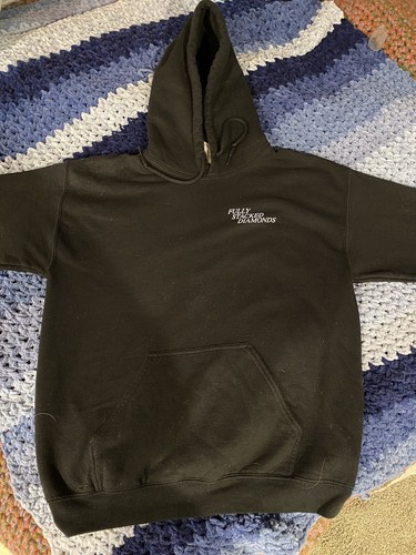 Fully Stacked Diamonds PewDiePie HTF Pull Over Hoodie Vaulted 2019 Black Medium - Picture 2 of 7