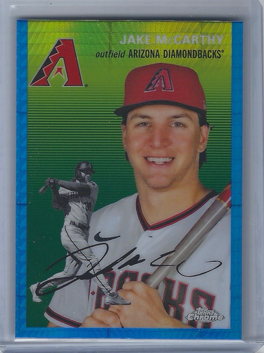 Topps 2023 cromo platino - #187 Jake McCarthy refractor prisma azul Dbacks - Imagen 1 de 2