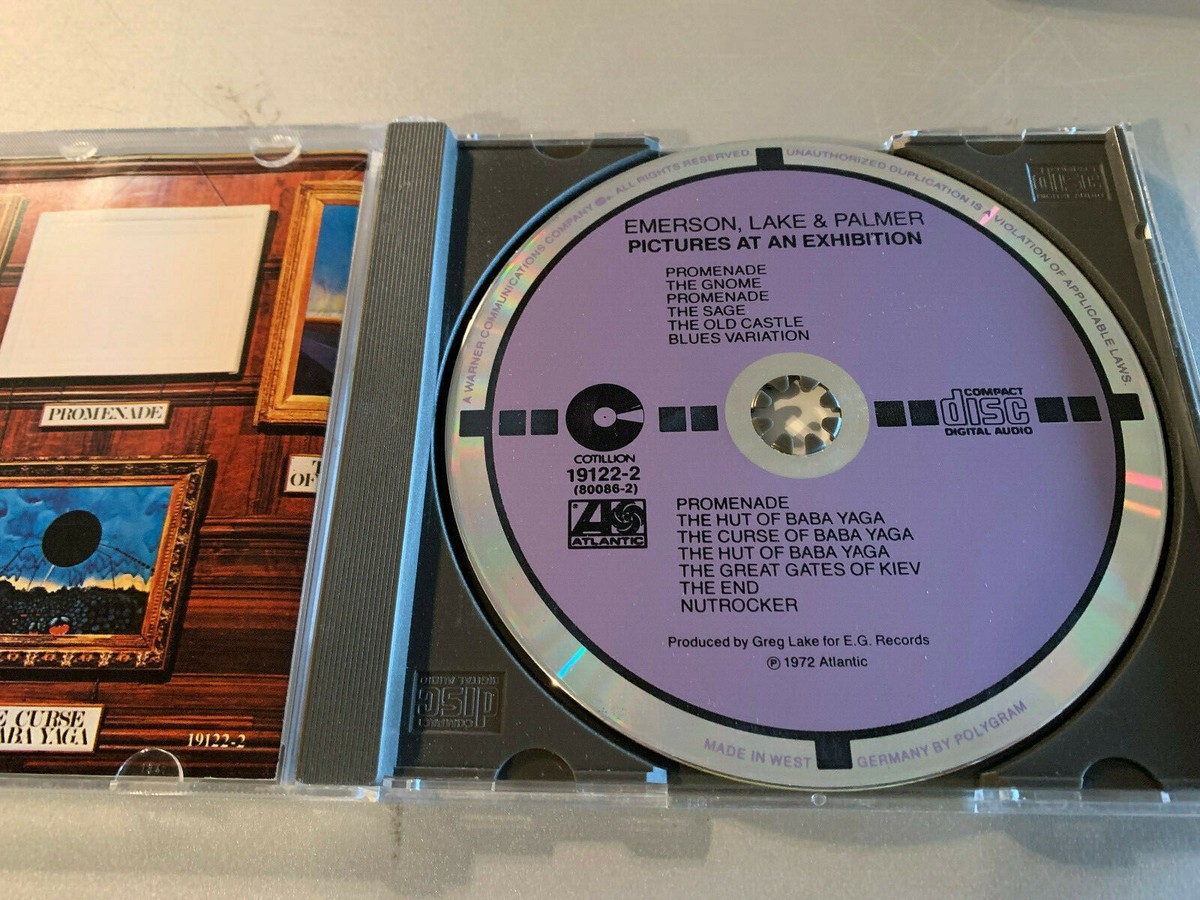 SSS  Emerson Lake & Palmer CD Pictures At An Exhibition West