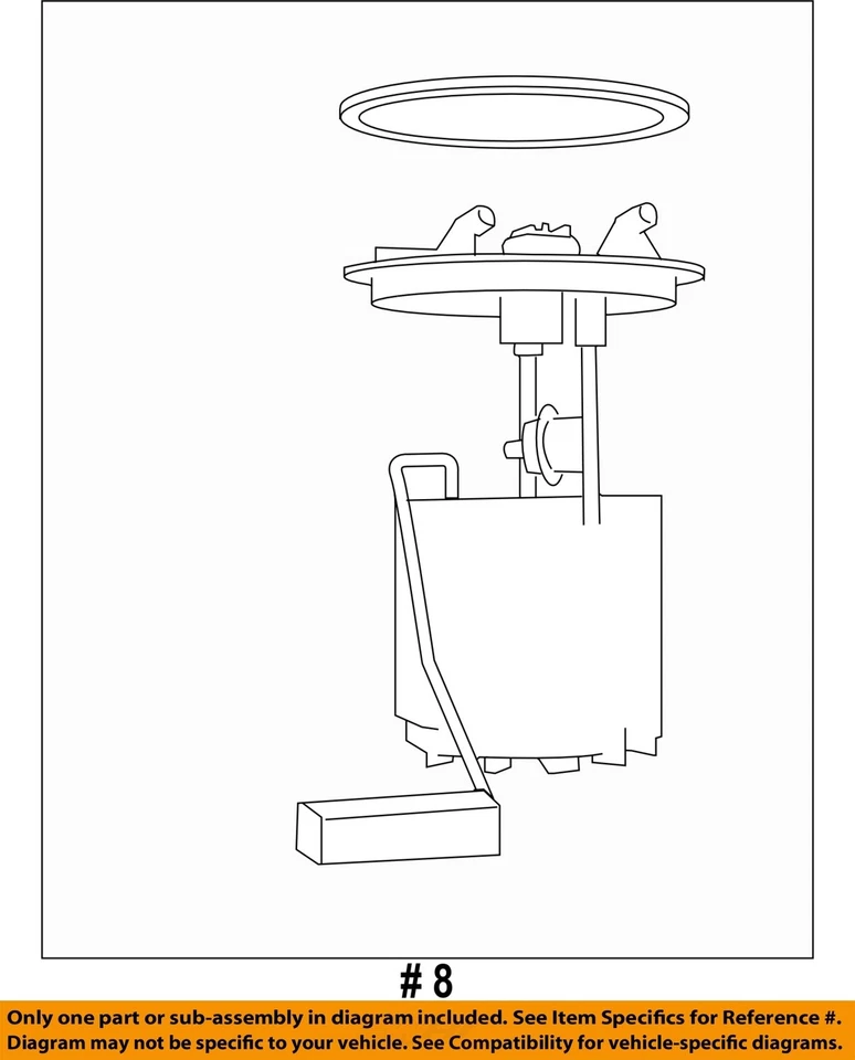 Used Fuel Pump fits: 2016 Chrysler Town & country Pump Assembly 3.6 Grade A Foto 4 de 4