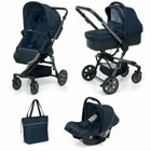 Passeggini e carrozzine trii blu, con compatibile con travel system