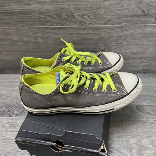 Converse Neon Colored Multiple Rainbow Tongues Low Top Sneakers - Men 8 Women 10 - Picture 7 of 12