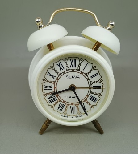 Réveil vintage Slava-Fabriqué en URSS en 1985 | Mouvement mécanique 5671 #2742 - Imagen 2 de 9