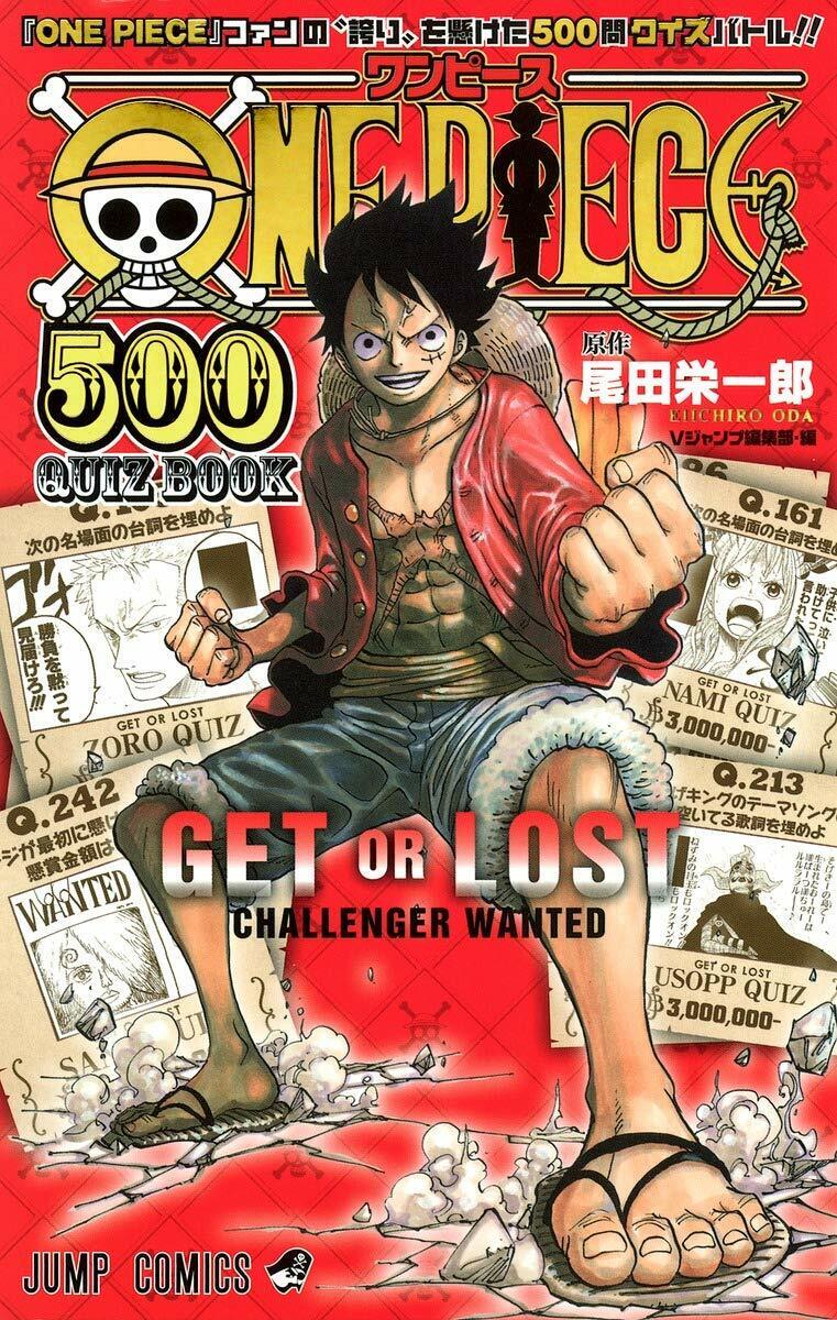 ONE PIECE 500 QUIZ BOOK 1 Japanese comic manga anime Shonen Jump Eichiro  Oda