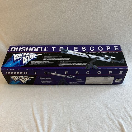 Bushnell Deep Space 420X 789512 60mm Refractor Telescope w/Hardwood