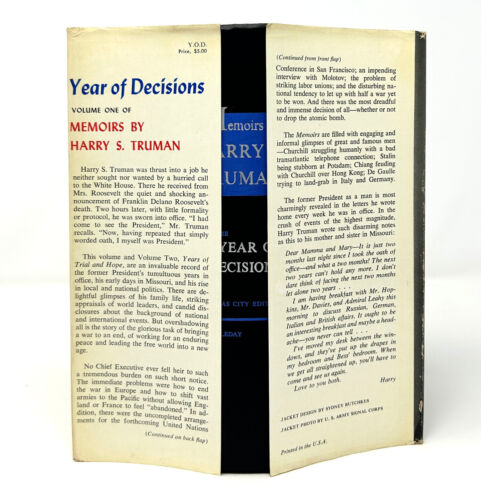 Memoirs: Year of Decisions, Harry S. Truman. Signed Limited Kansas City Edition - Imagen 4 de 8
