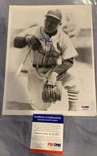 EDDIE STANKY Signed & Autographed 8x10 Photo St. Louis Cardinals  PSA DNA Cert.