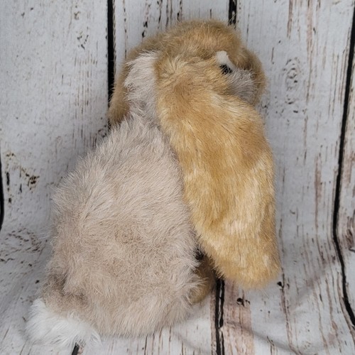 Applause Holland Lop Bunny peluche realistico 12" orecchie floppy pasquali - Foto 5 di 9