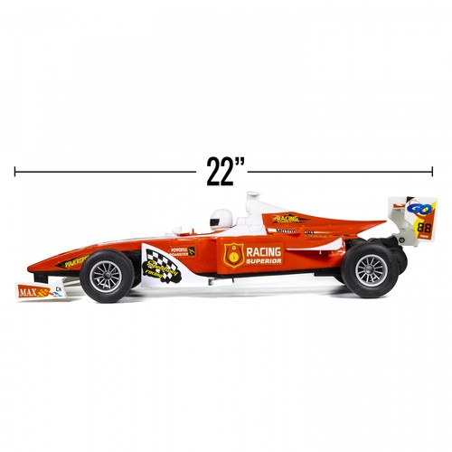 Kidplokio Race Car Formula Max Jumbo Pull Back Cars, Red, Boys Ages 3+ - Picture 5 of 13