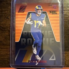2023 Panini Zenith Puka Nacua RED ZONE  Parallel RC Rookie #177 LA Rams