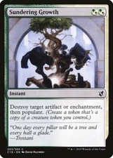 Sundering Growth [Commander 2019] Magic MTG