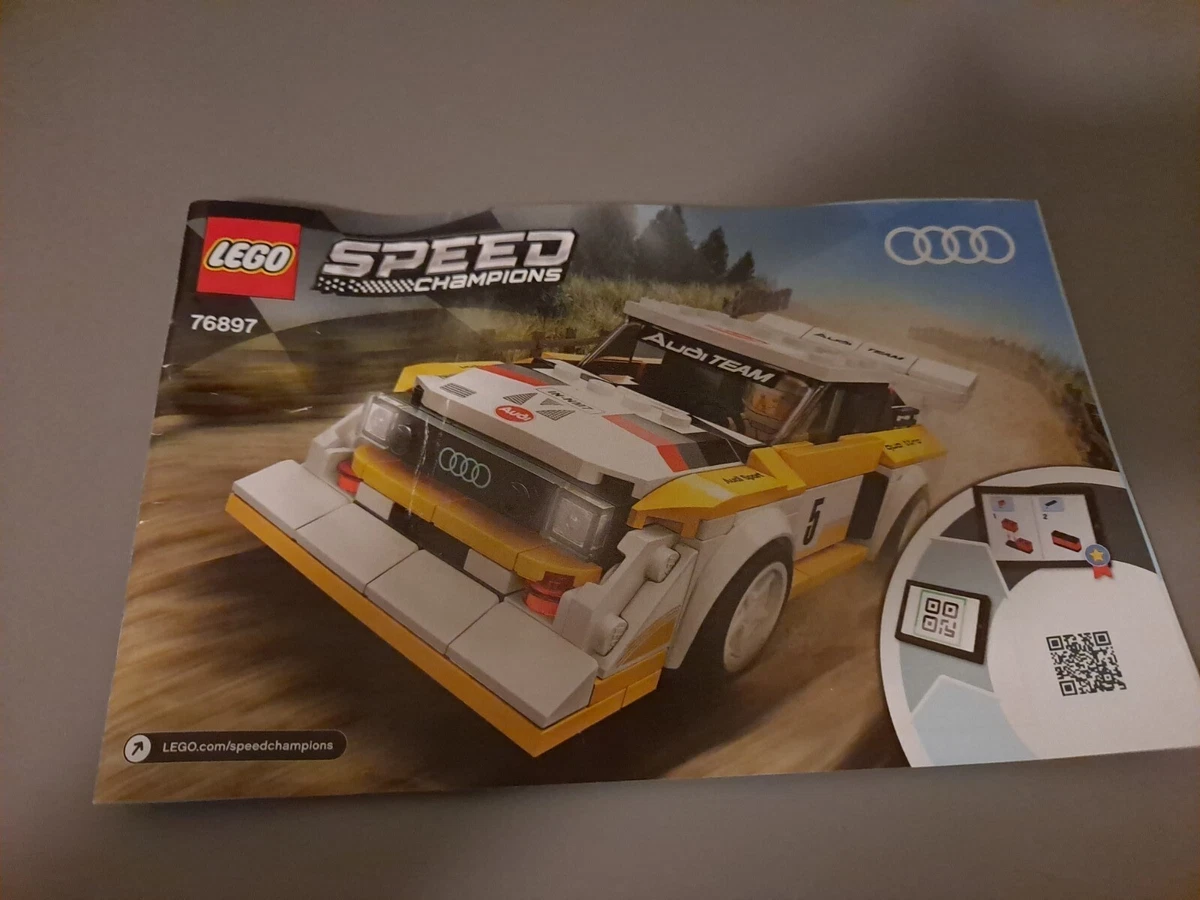 LEGO Audi Champions Race Car Instruction Manual Only 76897 eBay