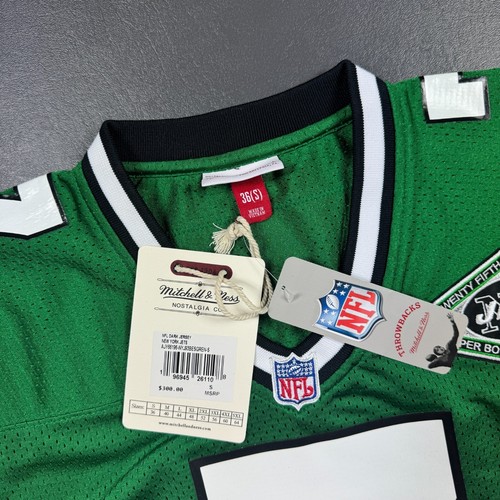 100% Authentic Boomer Esiason Mitchell & Ness 1993 NY Jets Jersey Size 36 S - Picture 2 of 7