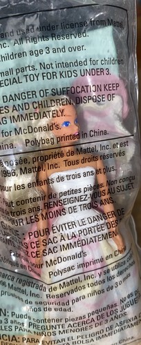 McDonalds Happy Meal Toy Barbie Angel Princess Barbie #3 - Picture 1 of 4