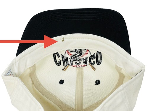 SELTENE Vintage 90er Chicago weiße Sox #1 Bekleidung/New Era Kordelzug Mütze Kappe MLB - Bild 7 von 10