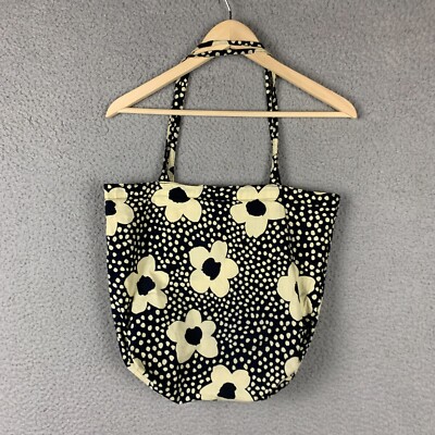 Sozakka & Flower Tote Floral Indigo Fabric Purse Hippie 90s