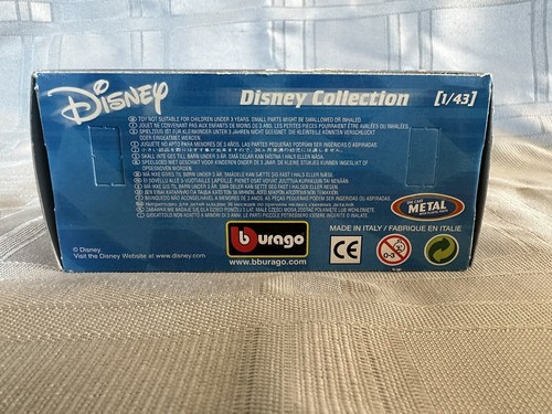 Disney Goofy Dodge Viper Burago 1/43 White Die-Cast Metal Toy Car #B26 - Picture 4 of 4