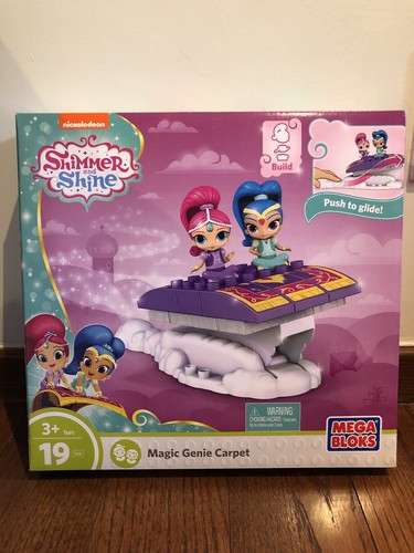 Nickelodeon: Shimmer and Shine Magic Genie Carpet 19pcs Mega Bloks Ages 3+ - Afbeelding 4 van 5