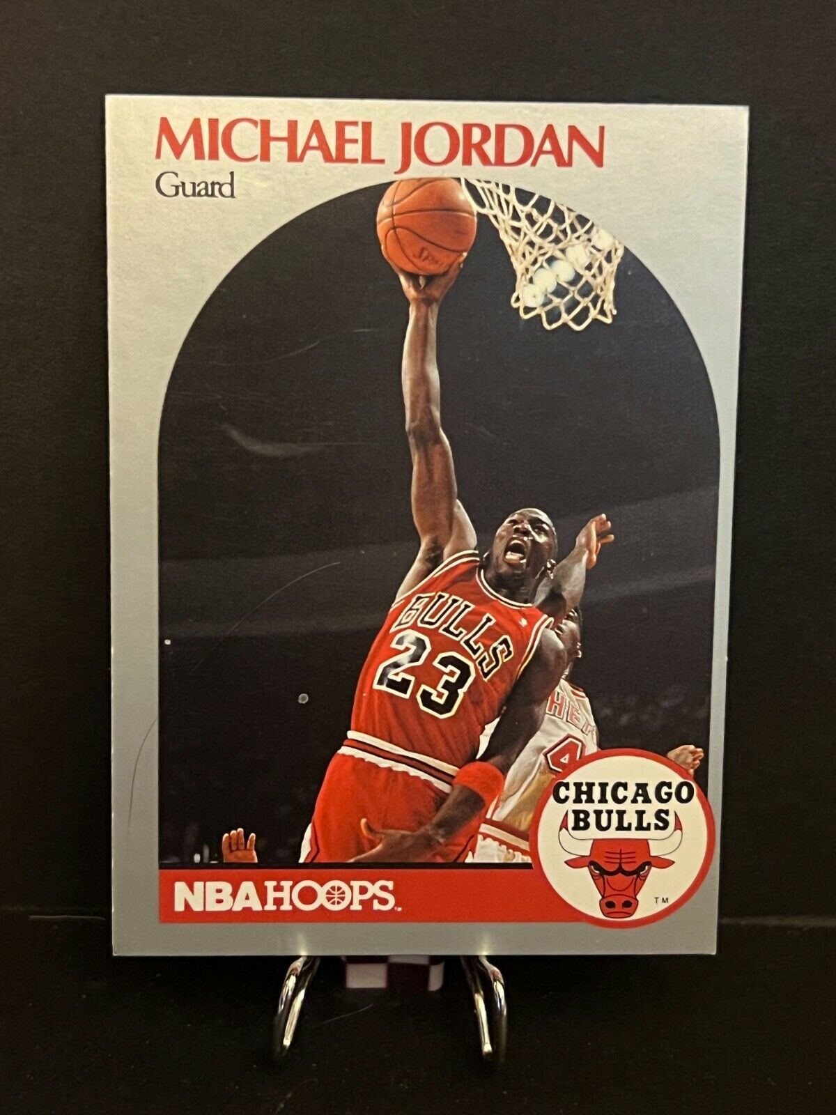 1990-91 NBA Hoops Basketball Michael Jordan Card #65  EX