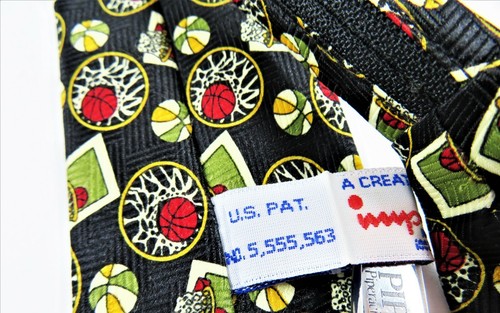 Imp Originals Zipper Necktie Boys Youth Basketball Theme Pre-Tied USA 13.5" Long - Picture 9 of 12