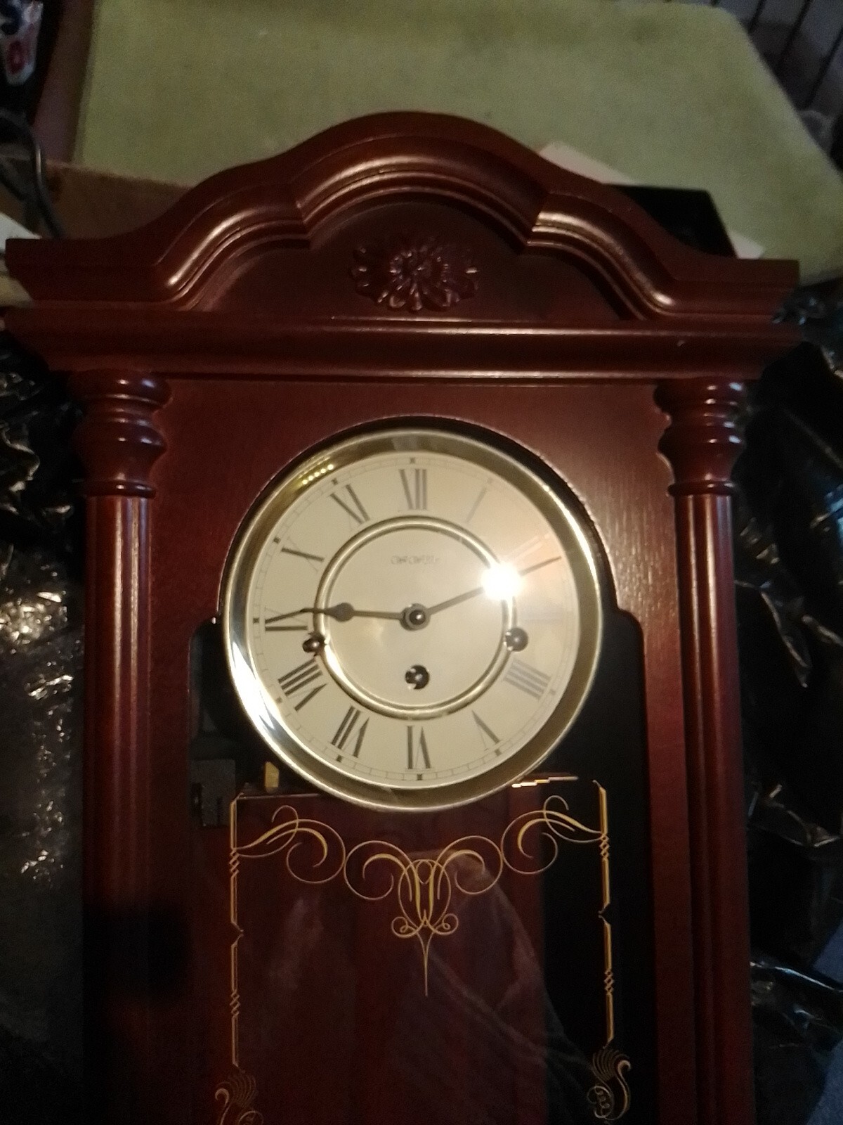CW Cw Westminster Chime Mechanical Pendulum Wall Clock Working eBay