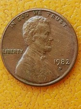 1982-D Lincoln Memorial Penny Rare RPM DDO Strike Through DDR Variety Errors