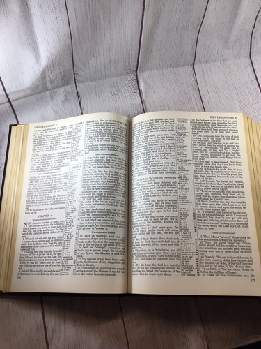 Vintage Large New Home Reference Holy Bible 1965 Red Letter Edition - Picture 20 of 24