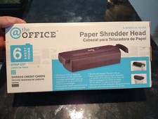 @ The Office 6 Sheet Strip Cut Paper Shredder , Credit Cards, Extendable Arm