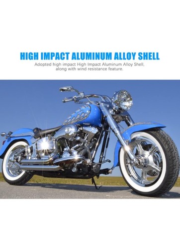 Chrome 8mm Rear View Side Mirrors Fit For Harley Touring Electra Road Glide King - Picture 4 of 10