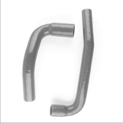 Gray Silicone Radiator Hose Set For Jeep Wrangler YJ/TJ 2.4/4.2L 1987-2006 2-PCS - Foto 2 di 10