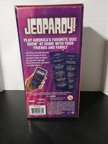 Jeopardy! The Fast-Moving Game of Questions and Answers +APP - Picture 3 of 6