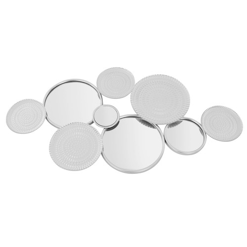 Art Silver Wall Decorative Mirror Wall Mirror for Entryway Bedroom Home Decor - Picture 8 of 15