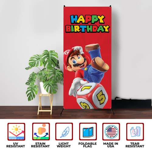 Verstellbarer Geburtstagsschild X Banner Ständer | UV-wasserbeständiger Ständer mit Abdeckung - Bild 160 von 173