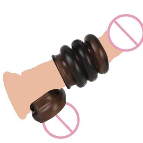 Anillo estirador escroto bola pene estiramiento potenciador retraso eyaculación masculino - Imagen 3 de 15