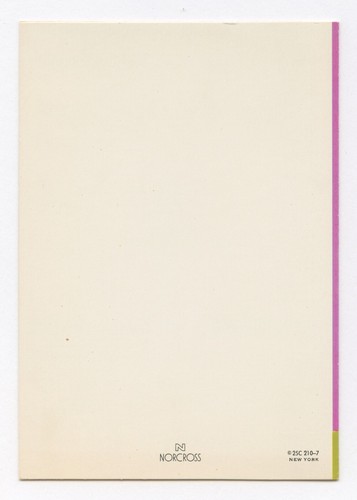 Tarjeta de felicitación vintage Norcross GET WELL HOSPITAL, tarro de terrario flores sin usar - Imagen 3 de 6