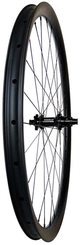 29er Carbon Mountain Bike Wheelset Tubeless Clincher Wheel Disc Brake 6 Bolt - Picture 4 of 13