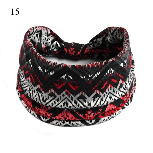 Boho Women Elastic Yoga Bandana Headband Hair Band Wide Turban Sports Head Wrap✯ - Picture 44 of 233