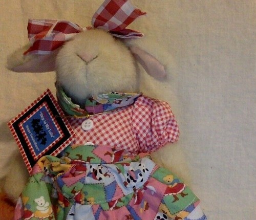 VanderHare Stuffed Rabbit. Square Dancing "Skip to My LuLu" Original Tag. - Picture 5 of 6