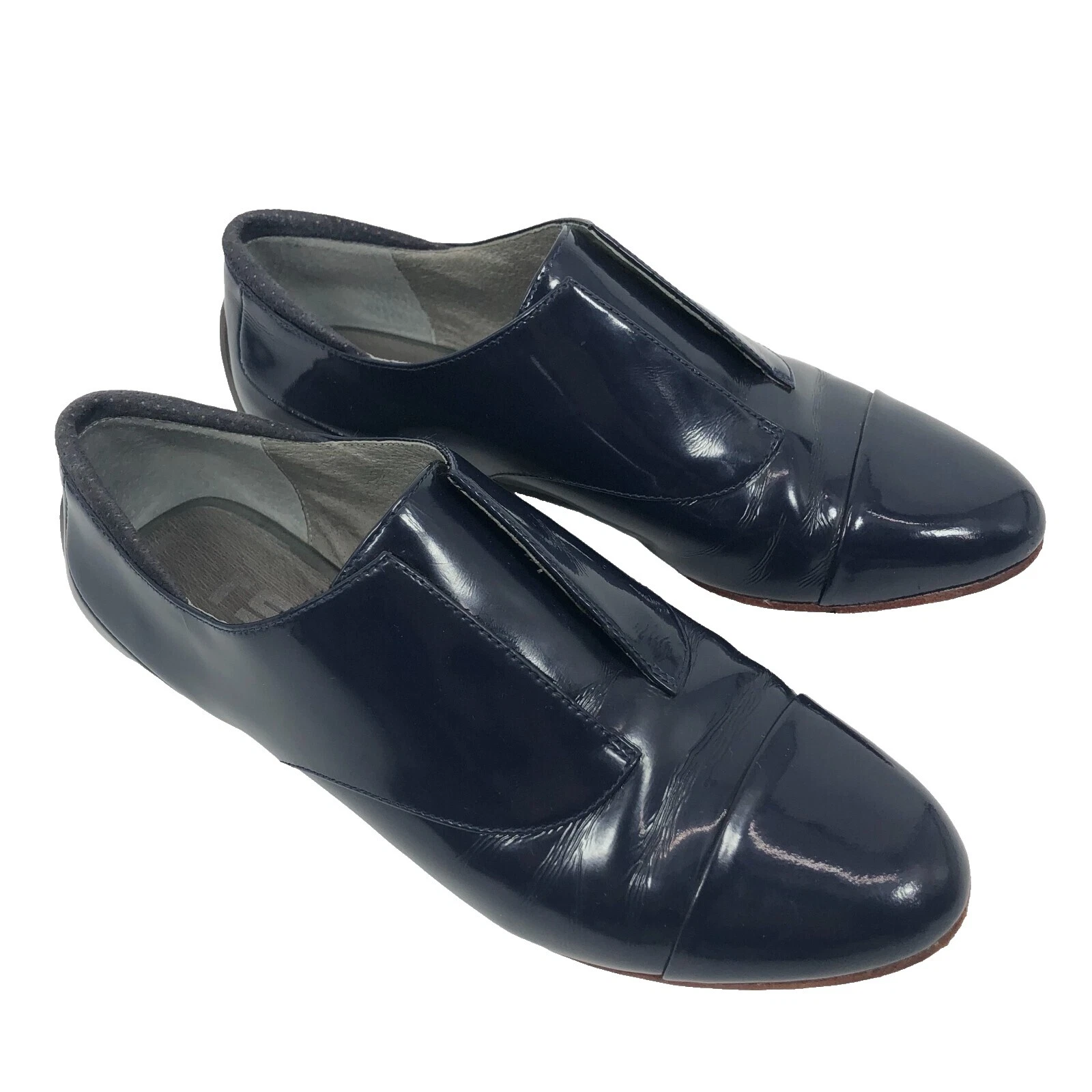 Tacón Bajo sólido Tsubo Charol para Mujeres