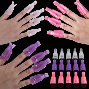 10PCS-Plastic-Nail-Art-Soak-Off-Clip-Cap-UV-Gel-Polish-Remover-Wrap-AV