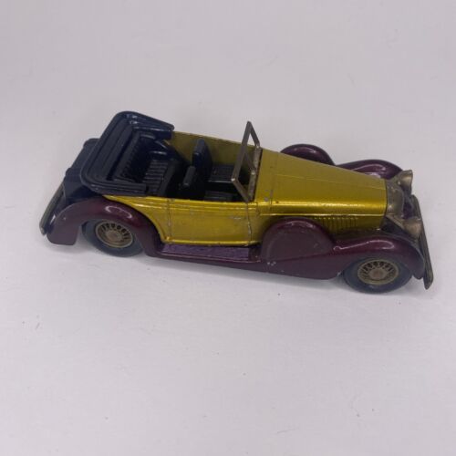 MATCHBOX LESNEY MODELS OF YESTERYEAR RARE LIGHT MAROON +GOLD Y11C LAGONDA - Picture 3 of 6