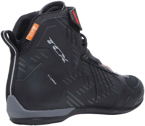 TCX R04D WP Mens Leather Motorcycle Boots Black - Picture 3 of 7