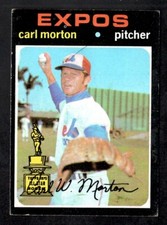 1971 Topps Baseball Card #515 Carl Morton ASR  Montreal Expos VG-EX+ *bb